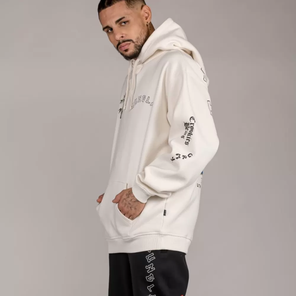 Grimey Sudadera "Pasion Gamberra (Gp X Grmy)" Hoodie - White | Fall 22 Cheap