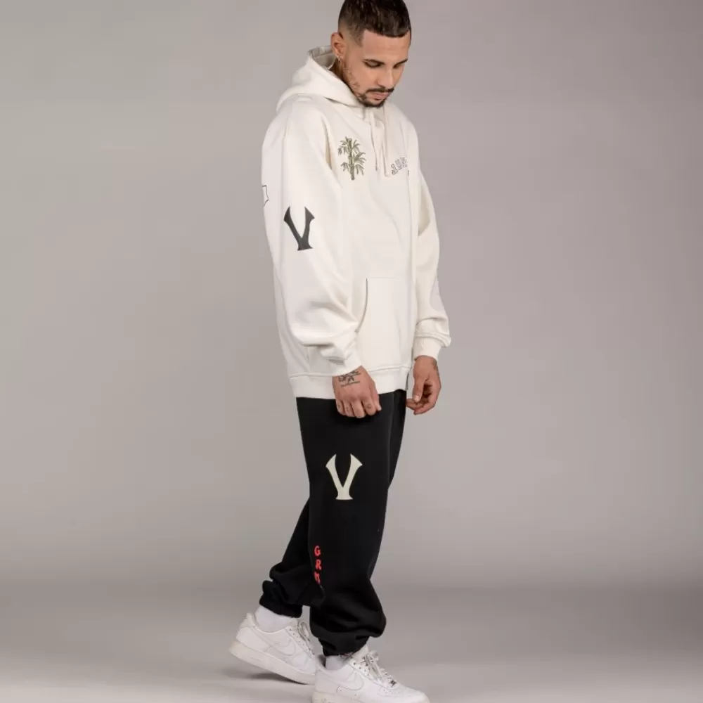 Grimey Sudadera "Pasion Gamberra (Gp X Grmy)" Hoodie - White | Fall 22 Cheap