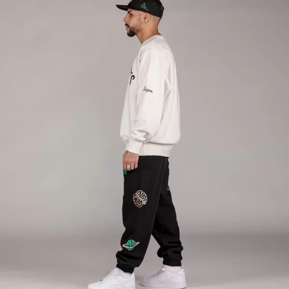 Grimey Sudadera "Snipes X True Roots" Crewneck - White | Fall 22 Discount