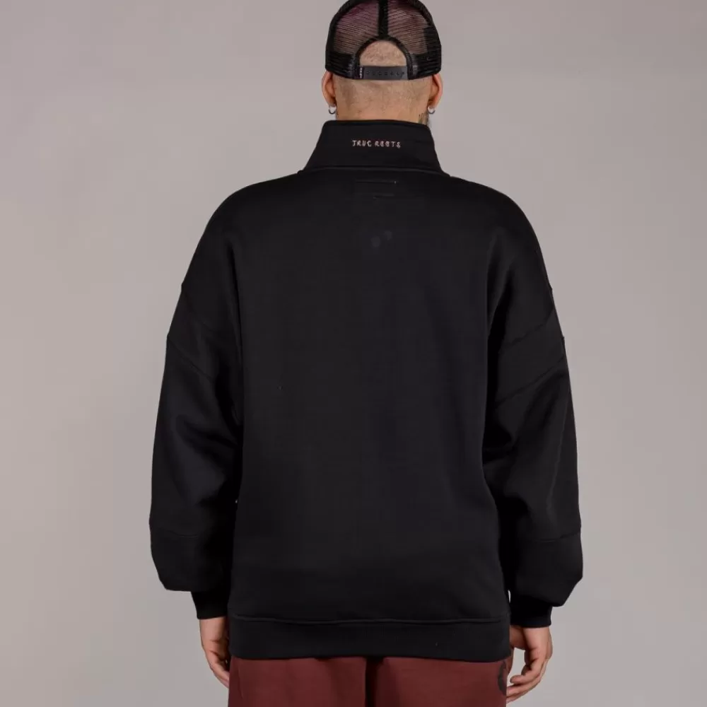 Grimey Sudadera "Snipes X True Roots" High Neck - Black | Fall 22 Fashion