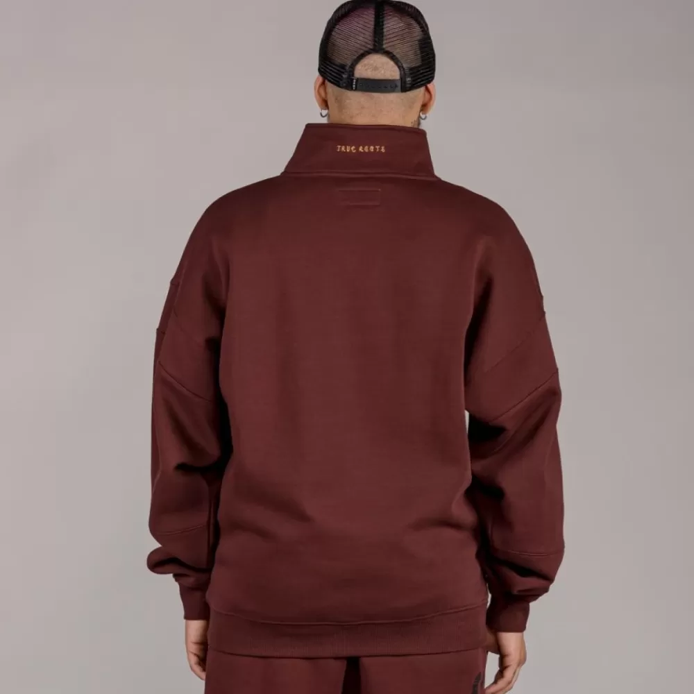 Grimey Sudadera "Snipes X True Roots" High Neck - Brown | Fall 22 Best Sale