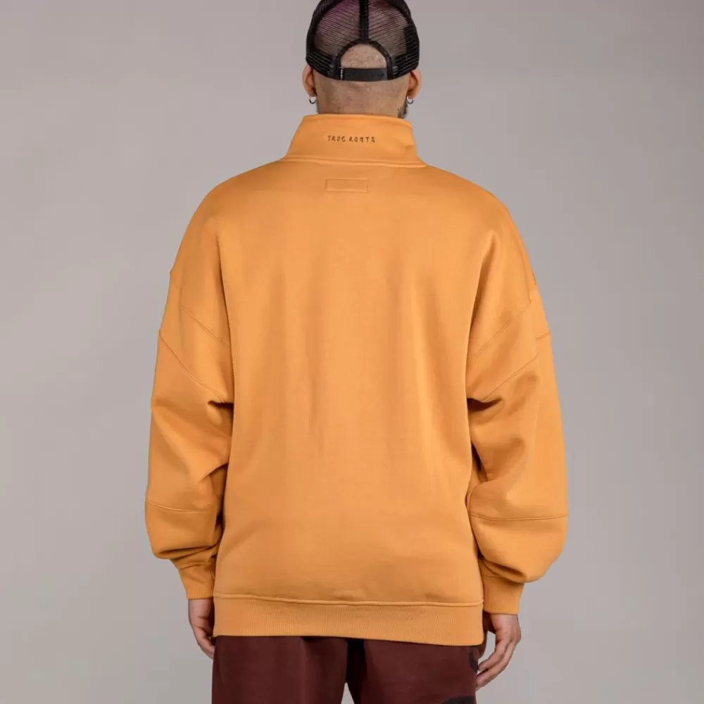 Grimey Sudadera "Snipes X True Roots" High Neck - Orange | Fall 22 Store