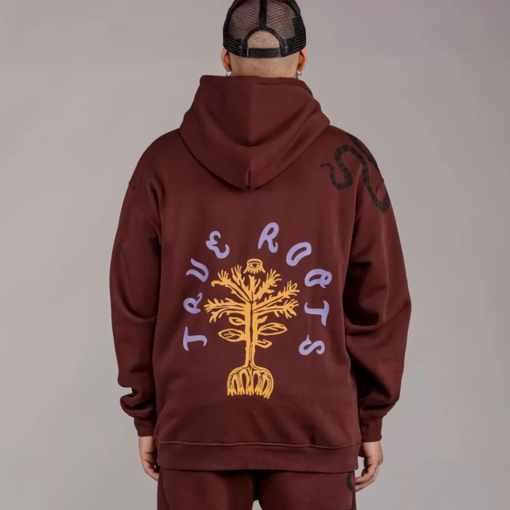 Grimey Sudadera "Snipes X True Roots" Hoodie - Brown | Fall 22 Outlet
