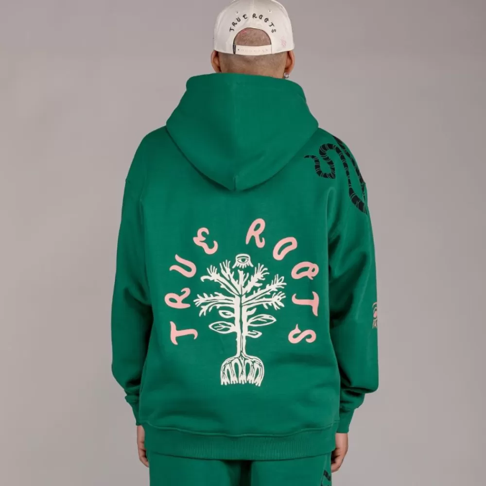 Grimey Sudadera "Snipes X True Roots" Hoodie - Green | Fall 22 New