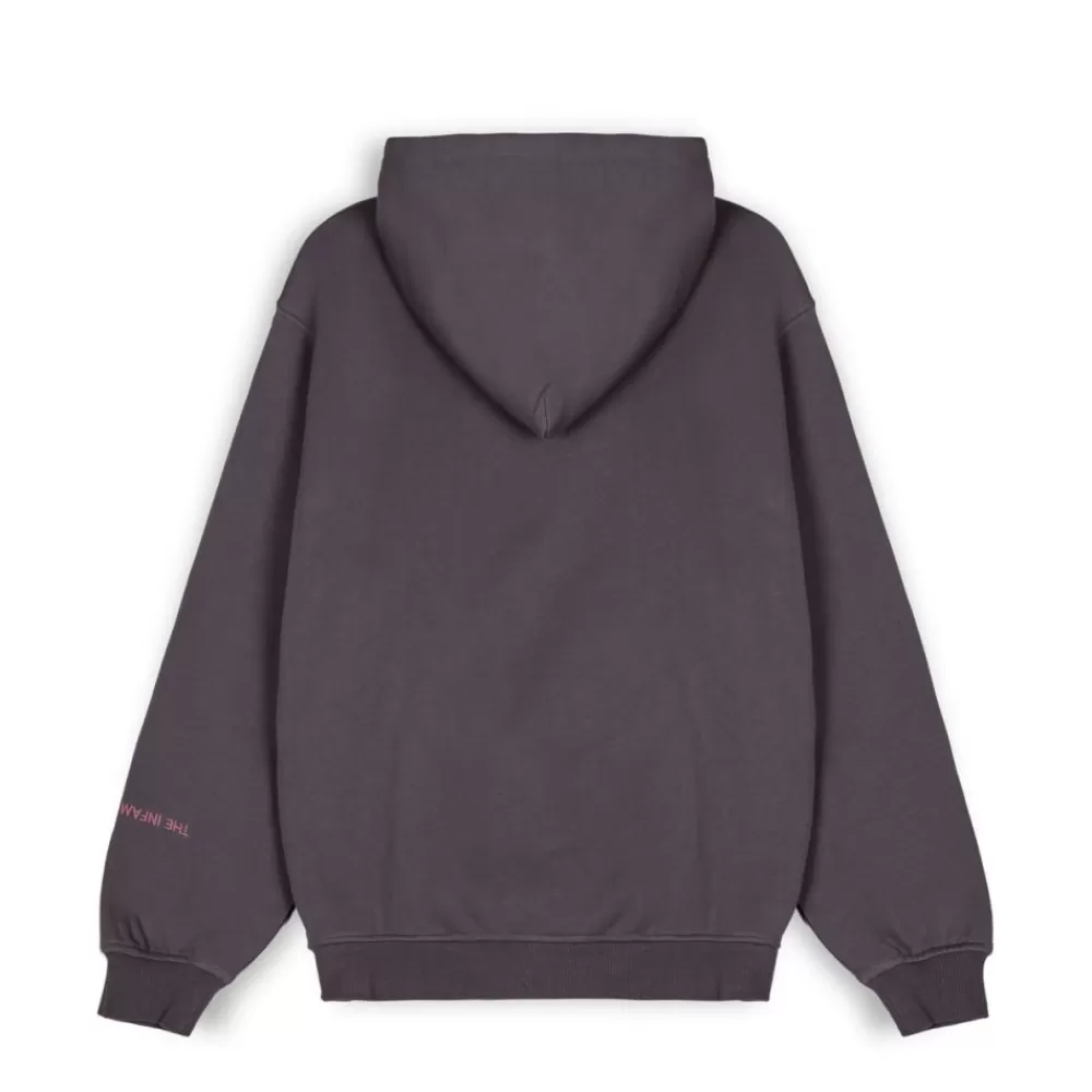 Grimey Sudadera "Snow Fox" Hoodie - Anthracite | Winter 22 Outlet