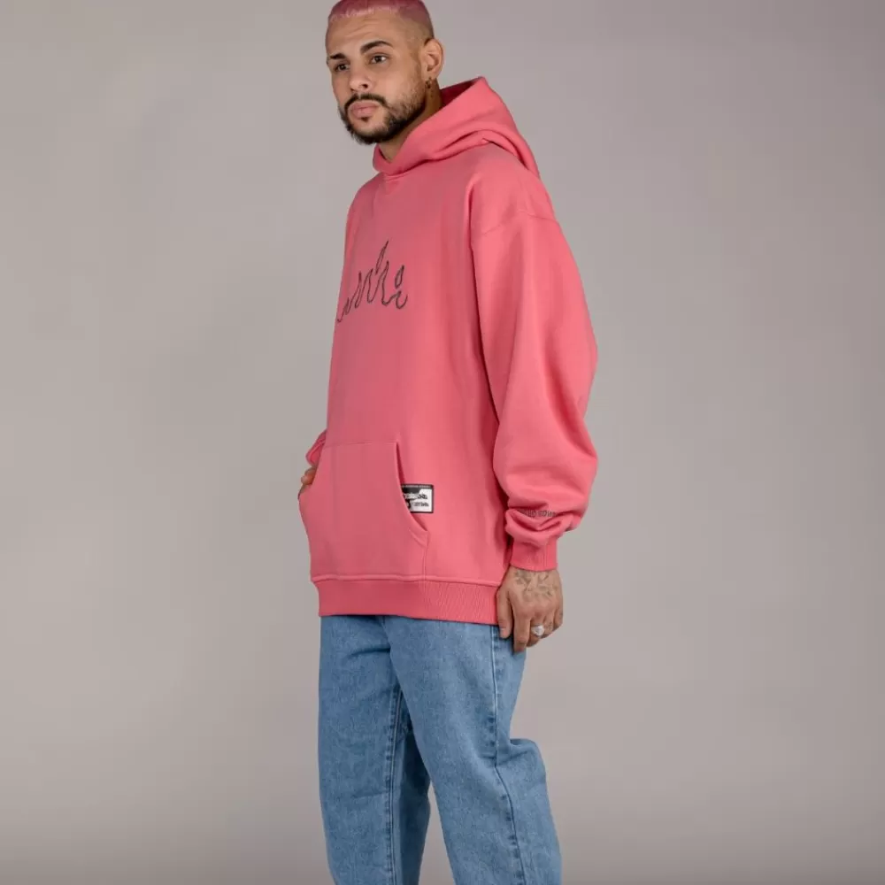 Grimey Sudadera "Snow Fox" Hoodie - Coral | Winter 22 Cheap