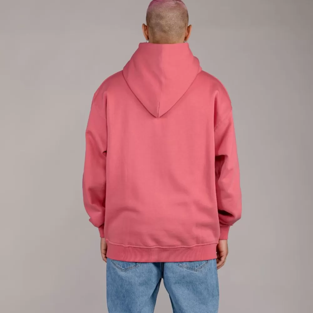 Grimey Sudadera "Snow Fox" Hoodie - Coral | Winter 22 Cheap