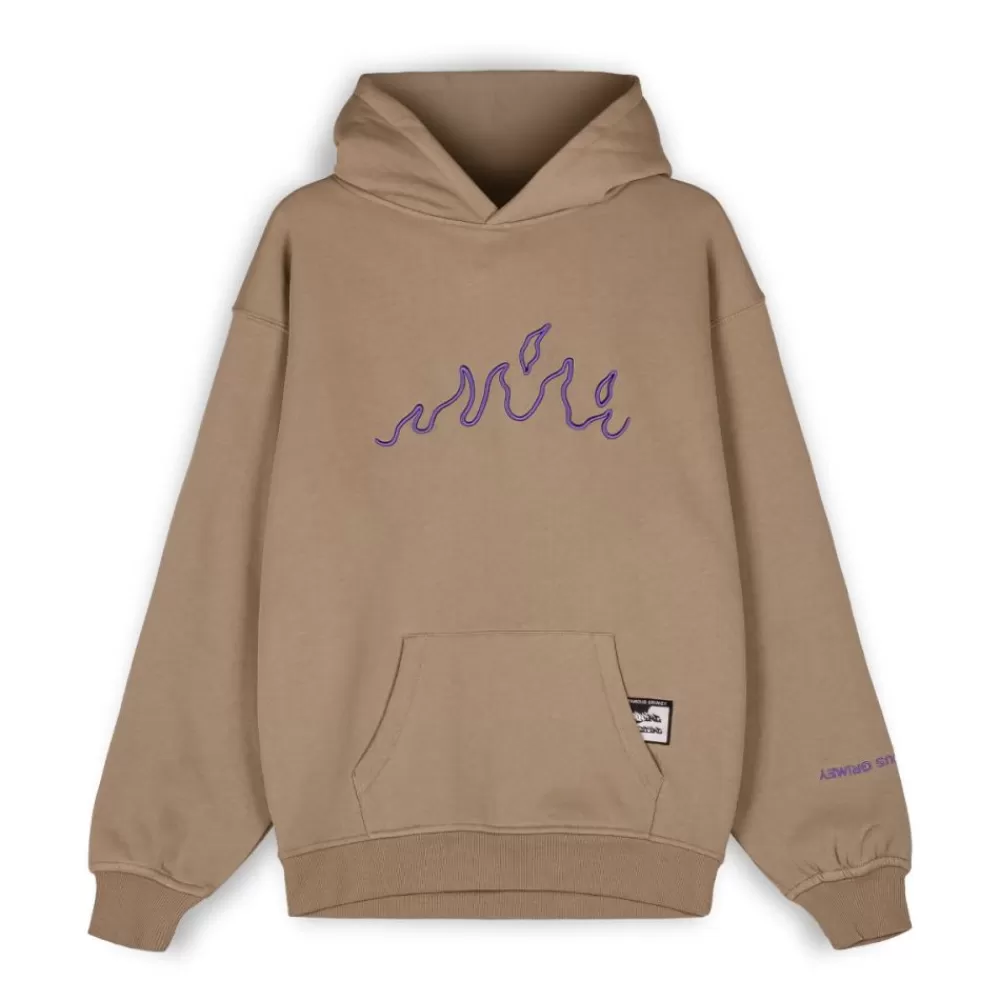 Grimey Sudadera "Snow Fox" Hoodie - Olive | Winter 22 Online