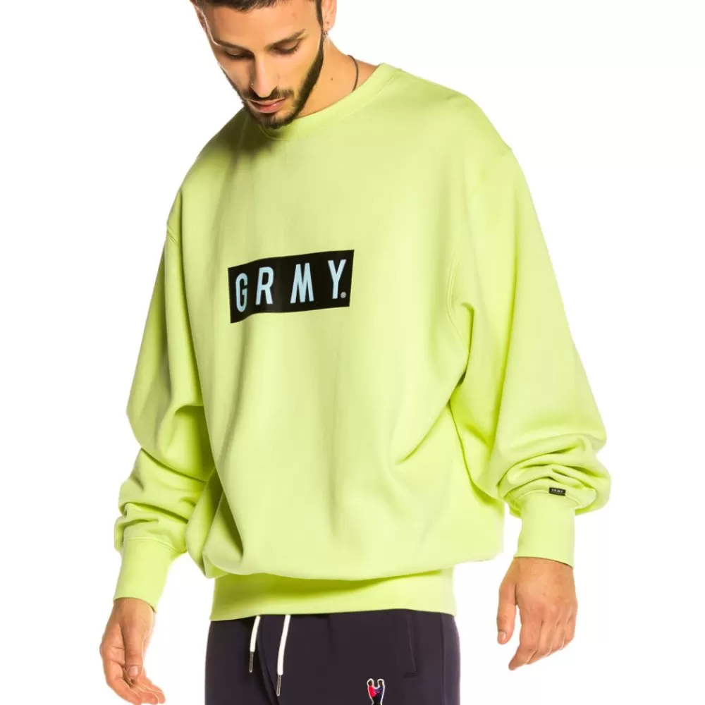 Grimey Sudadera Steez Crewneck Fw20 Mint Outlet