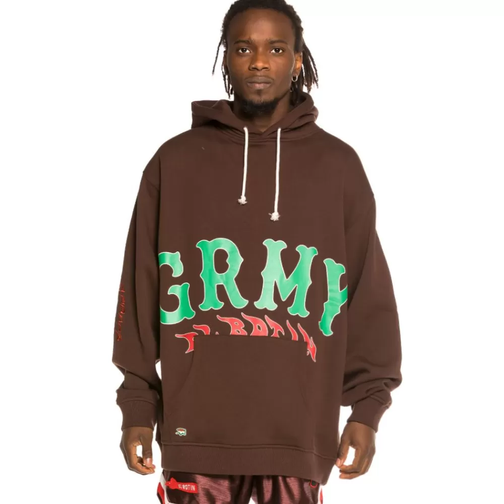 Grimey Sudadera "The Loot" Hoodie - Brown | Spring 21 Flash Sale