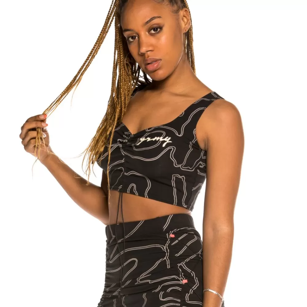 Grimey Top (Bra) De Chica "Strange Fruit" - Black | Spring 21 Discount