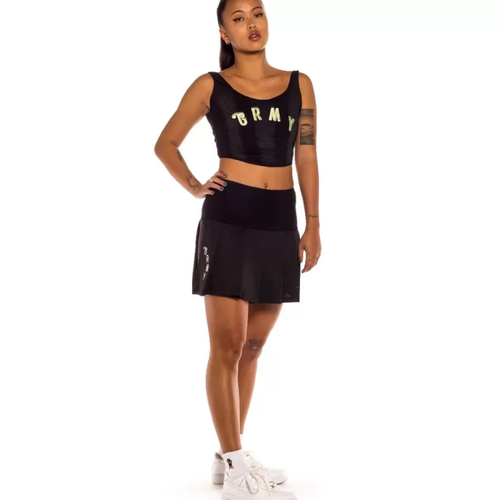 Grimey Top De Chica "Jungle Punch" Mesh - Black | Spring 22 Sale