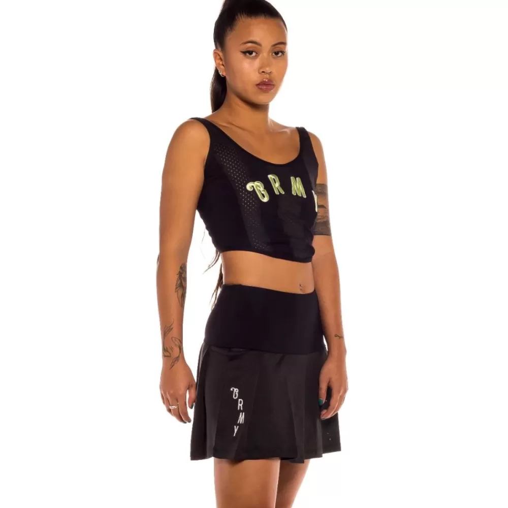 Grimey Top De Chica "Jungle Punch" Mesh - Black | Spring 22 Sale