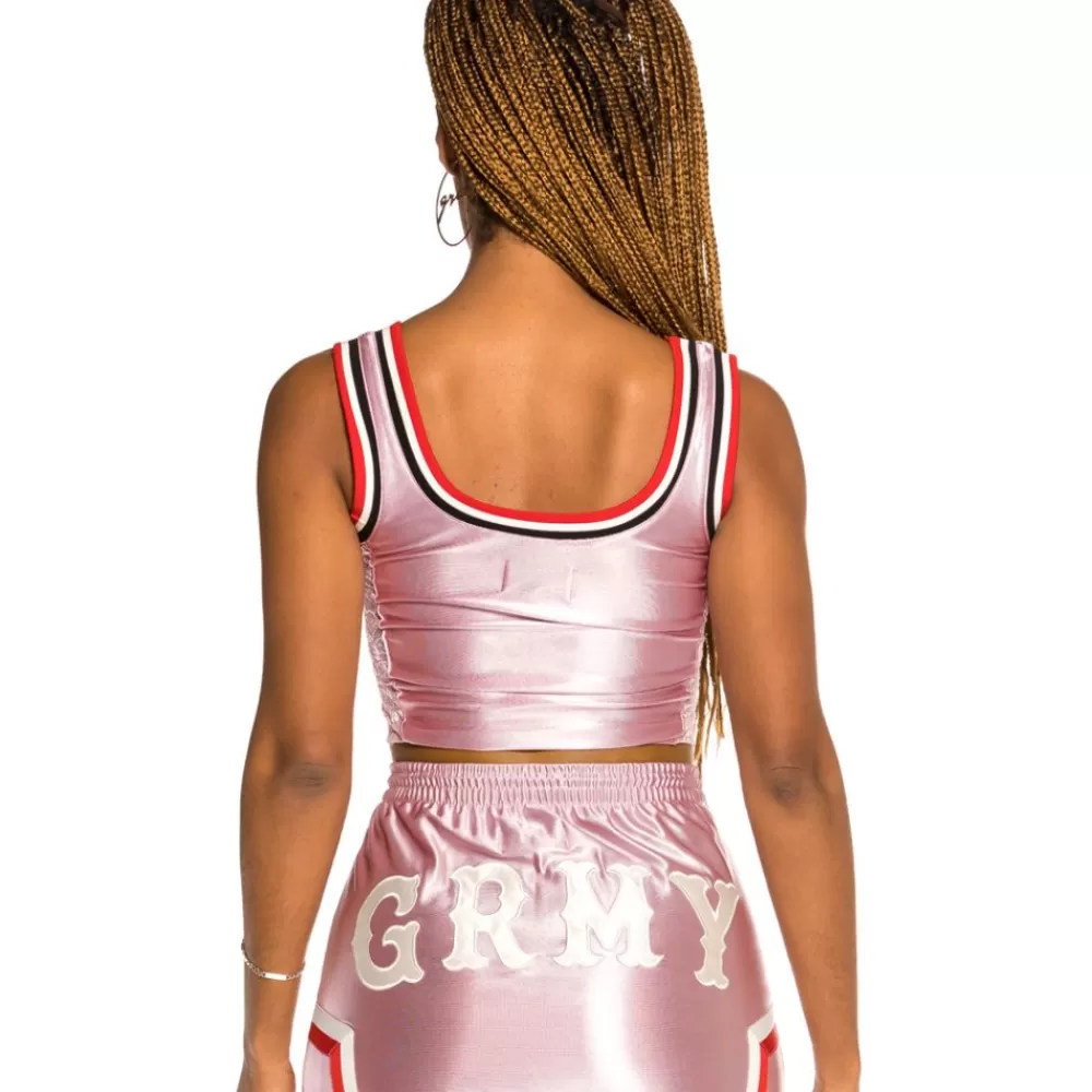 Grimey Top De Chica "The Loot" - Pink | Spring 21 Online