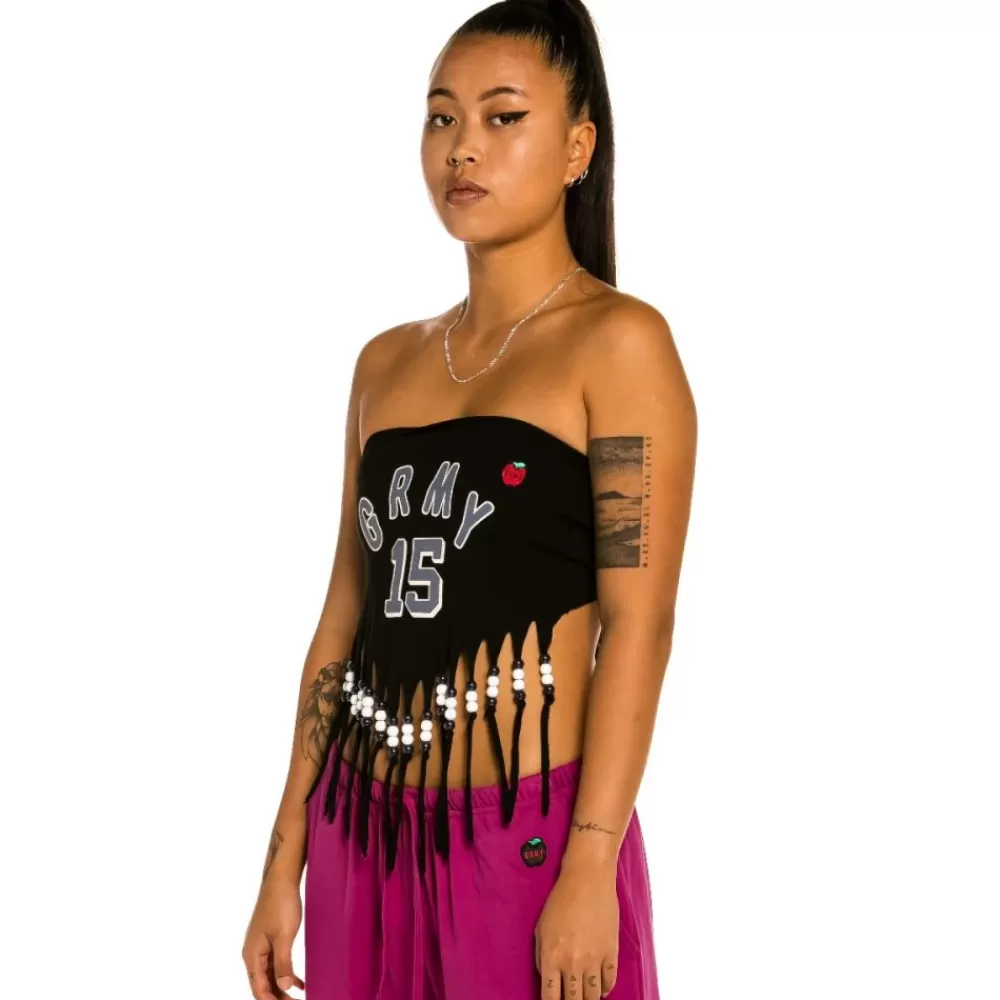 Grimey Top De Chica "Trespass" Sleeveless - Black | Summer 22 Hot