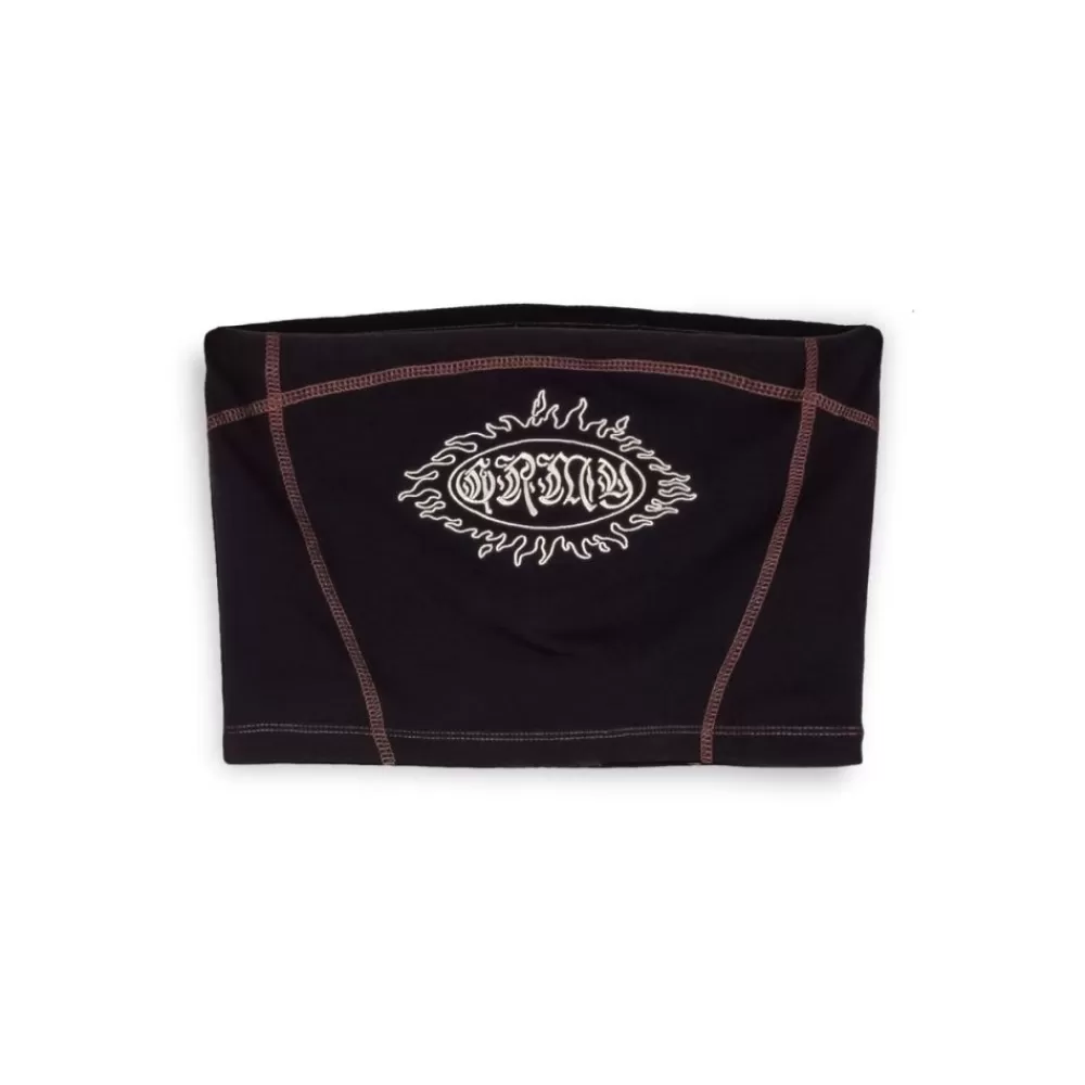Grimey Top Fire Route Girl Tube - Black | Spring 23 Best