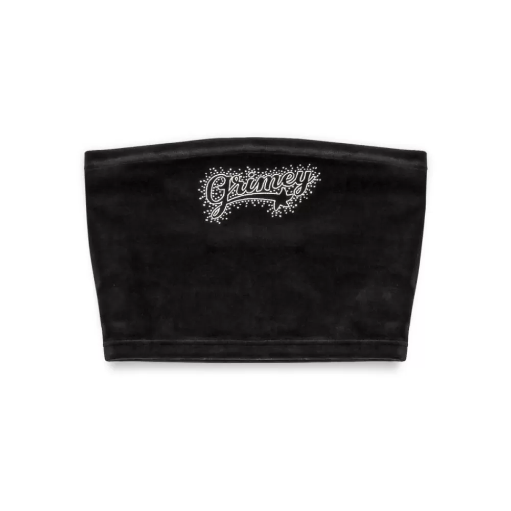 Grimey Top Madrid Velvet Girl - Black | Fw23 Best