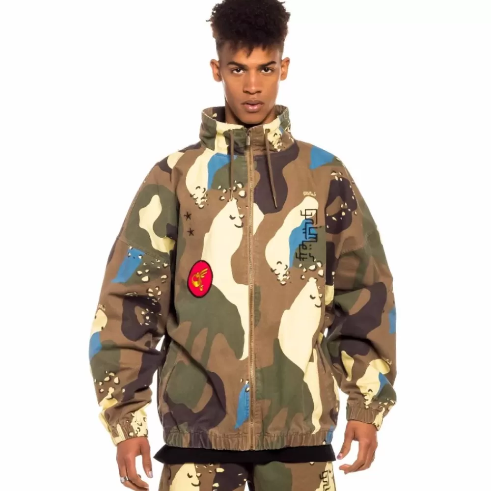 Grimey Track Jacket Glorified - Camo | Spring 22 New