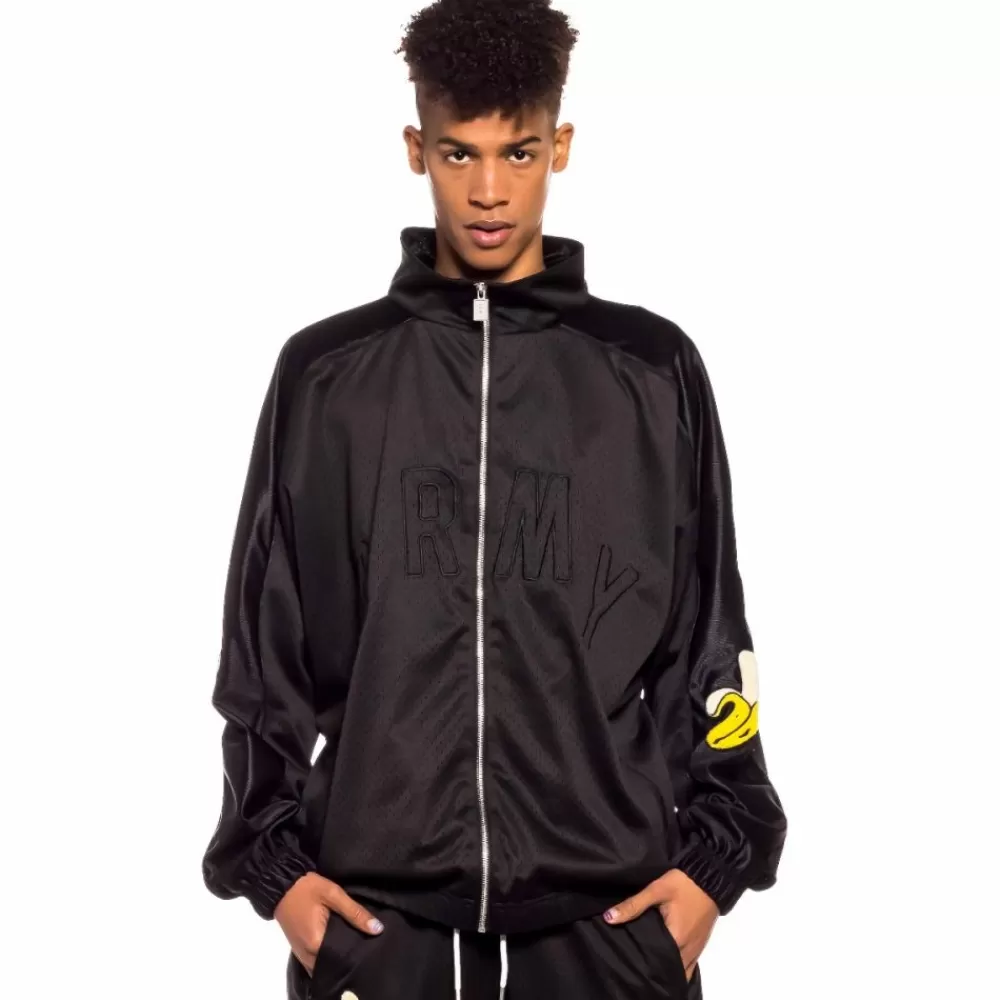 Grimey Track Jacket Jungle Punch - Black | Spring 22 Flash Sale