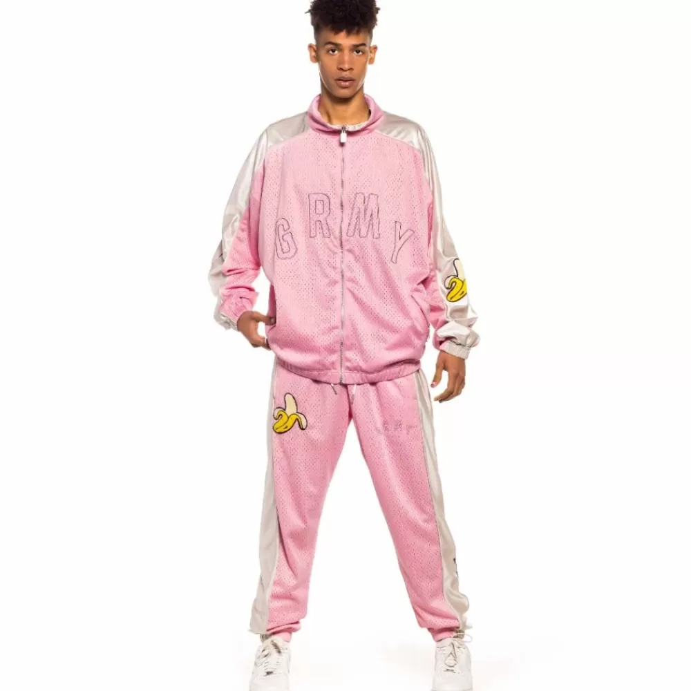 Grimey Track Jacket Jungle Punch - Pink | Spring 22 Store