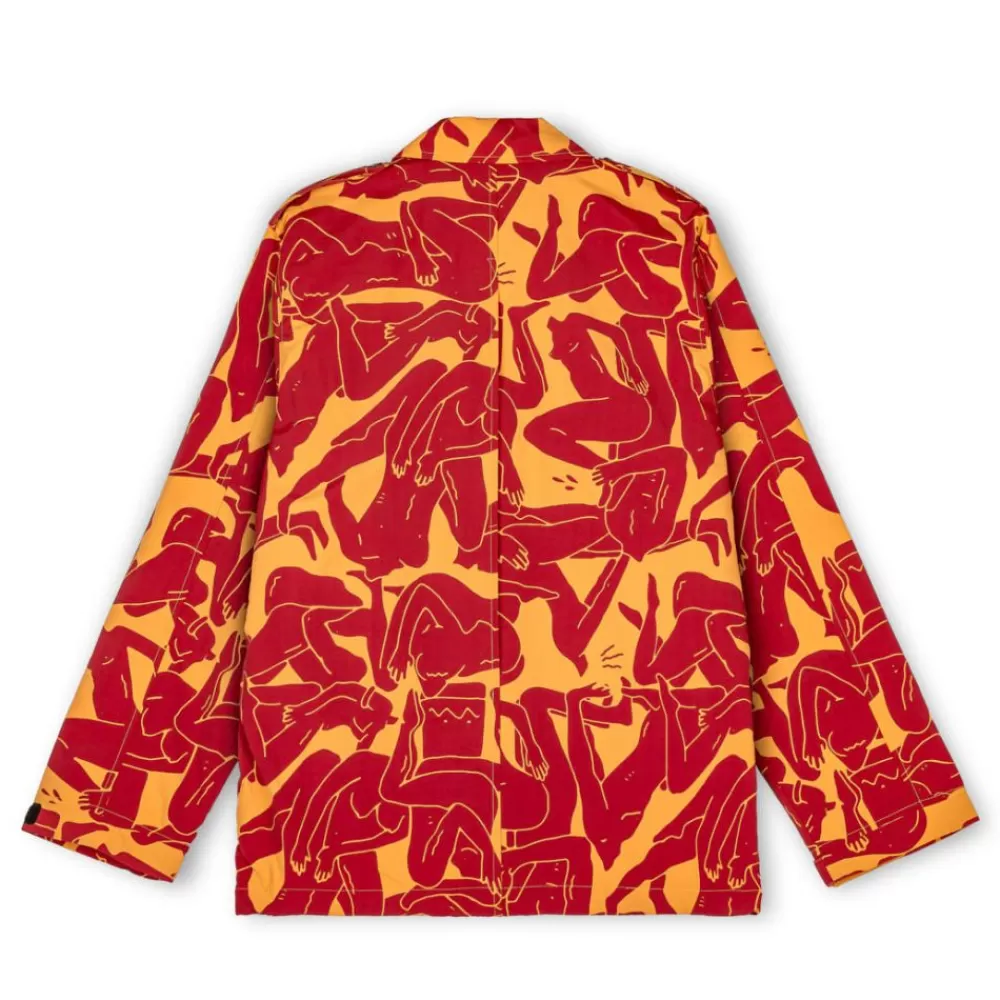Grimey Track Jacket "Lust Mantra" - Brown | Fall 22 Flash Sale