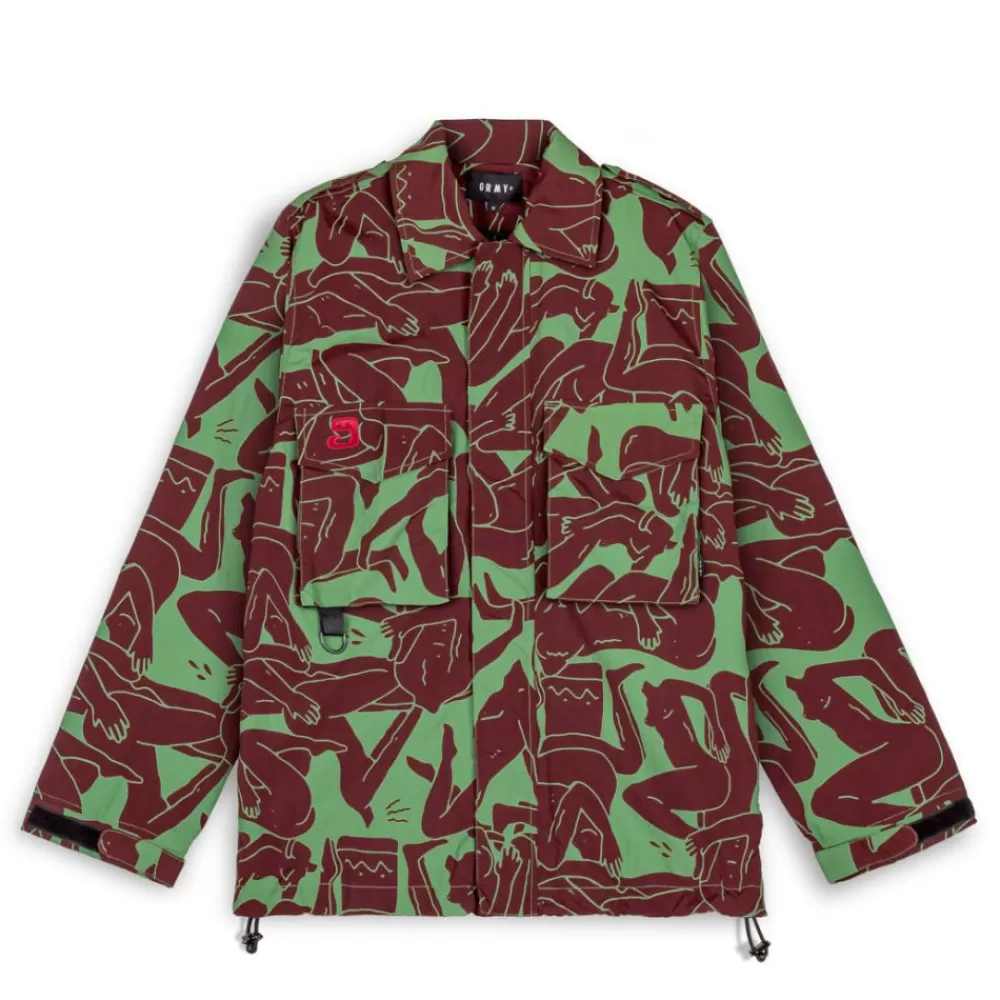 Grimey Track Jacket "Lust Mantra" - Green | Fall 22 New
