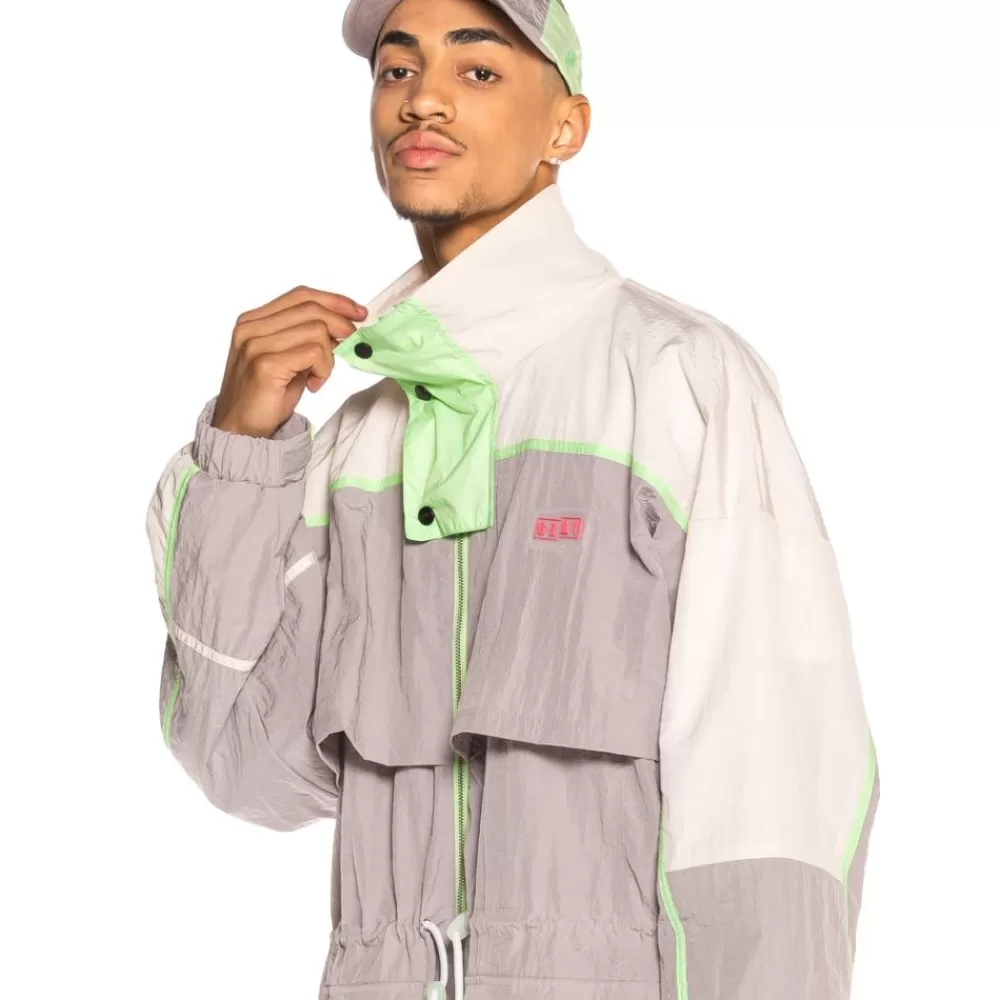 Grimey Track Jacket Rope A Dope Ss20 Grey New