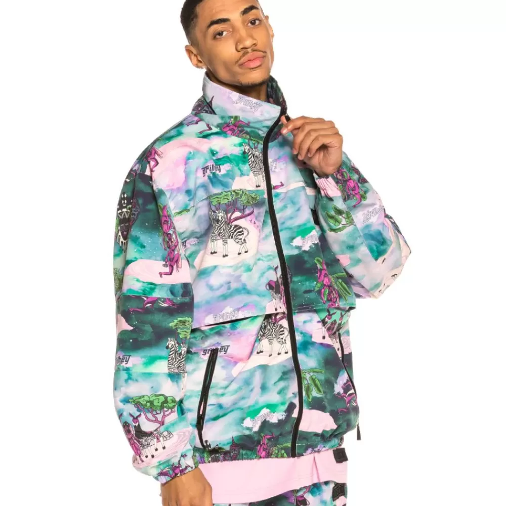 Grimey Track Jacket Yanga Ss20 Multicolor Hot