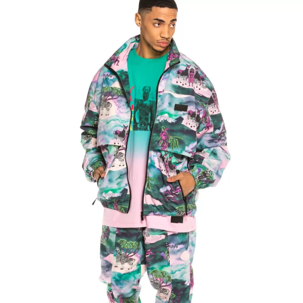 Grimey Track Jacket Yanga Ss20 Multicolor Hot