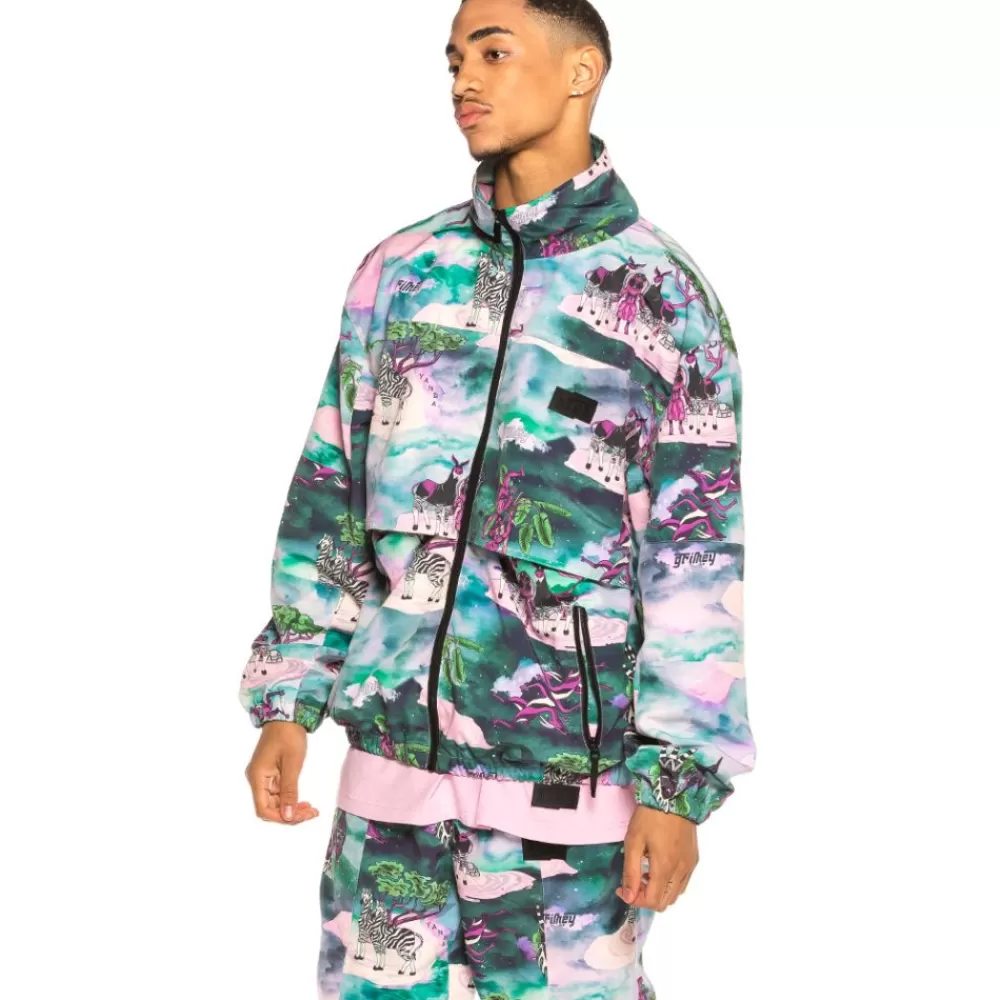 Grimey Track Jacket Yanga Ss20 Multicolor Hot